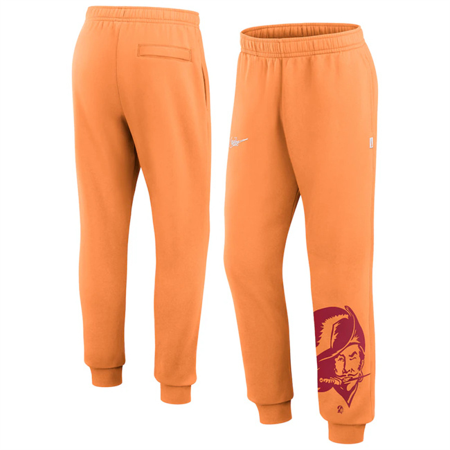 Men's Tampa Bay Buccaneers Yellow Chop Block Fleece Sweatpants Men's Tampa Bay Buccaneers Yellow Chop Block Fleece Sweatpants
